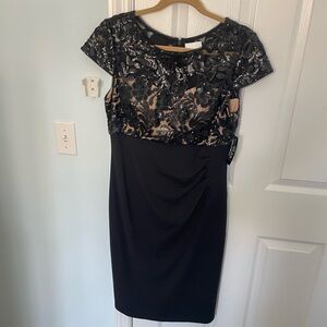 NEW! Elegant Black Sequin Dress